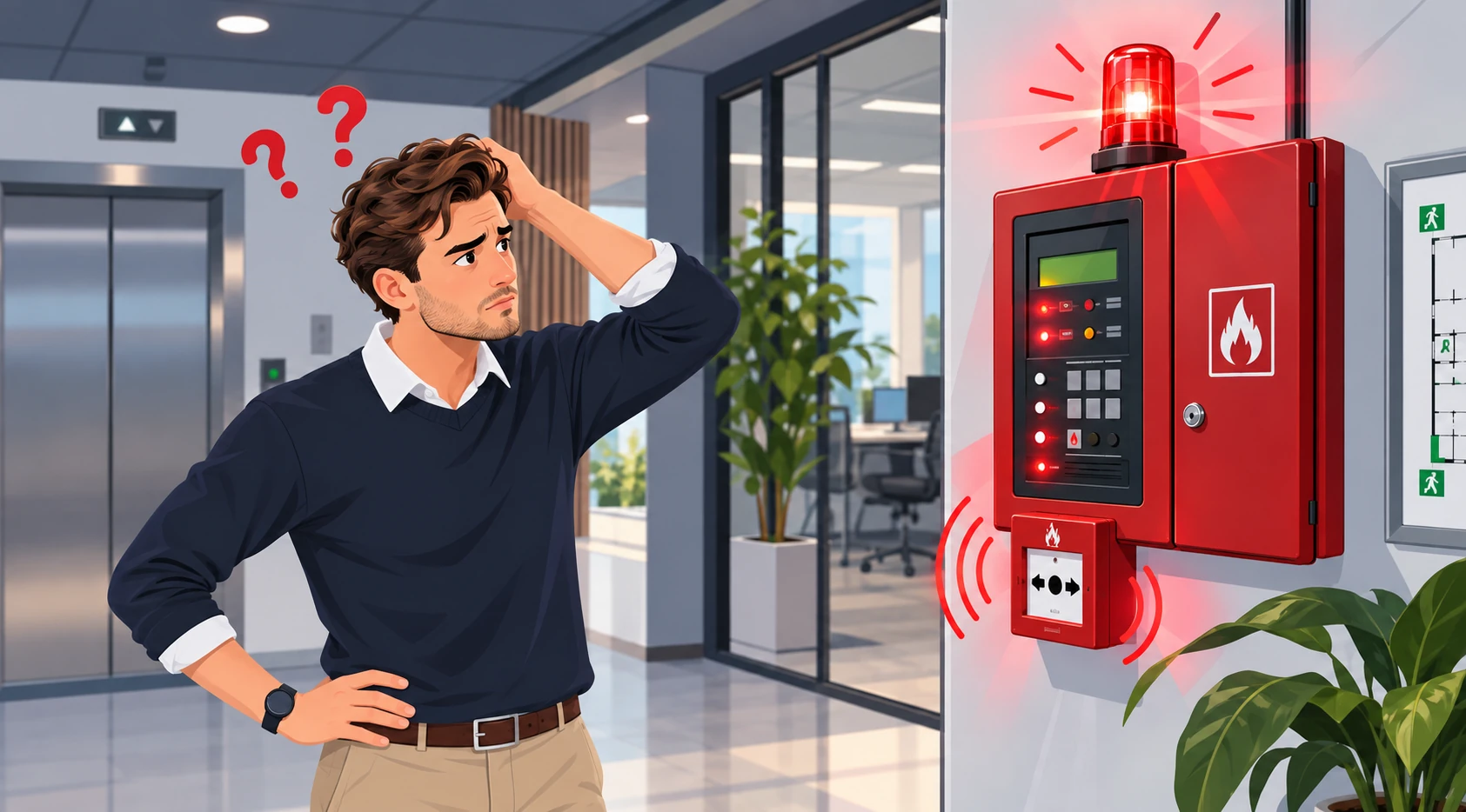 Brandvagt ved ABV-nedbrud og automatisk brandventilation ude af drift